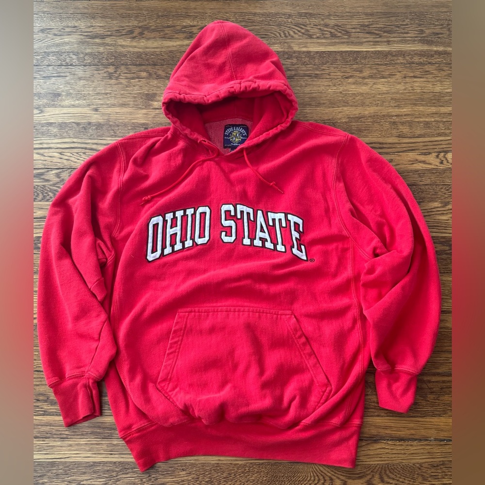 OHIO STATE BUCKEYES VINTAGE (STEVE & BARRY’S) HOODIE